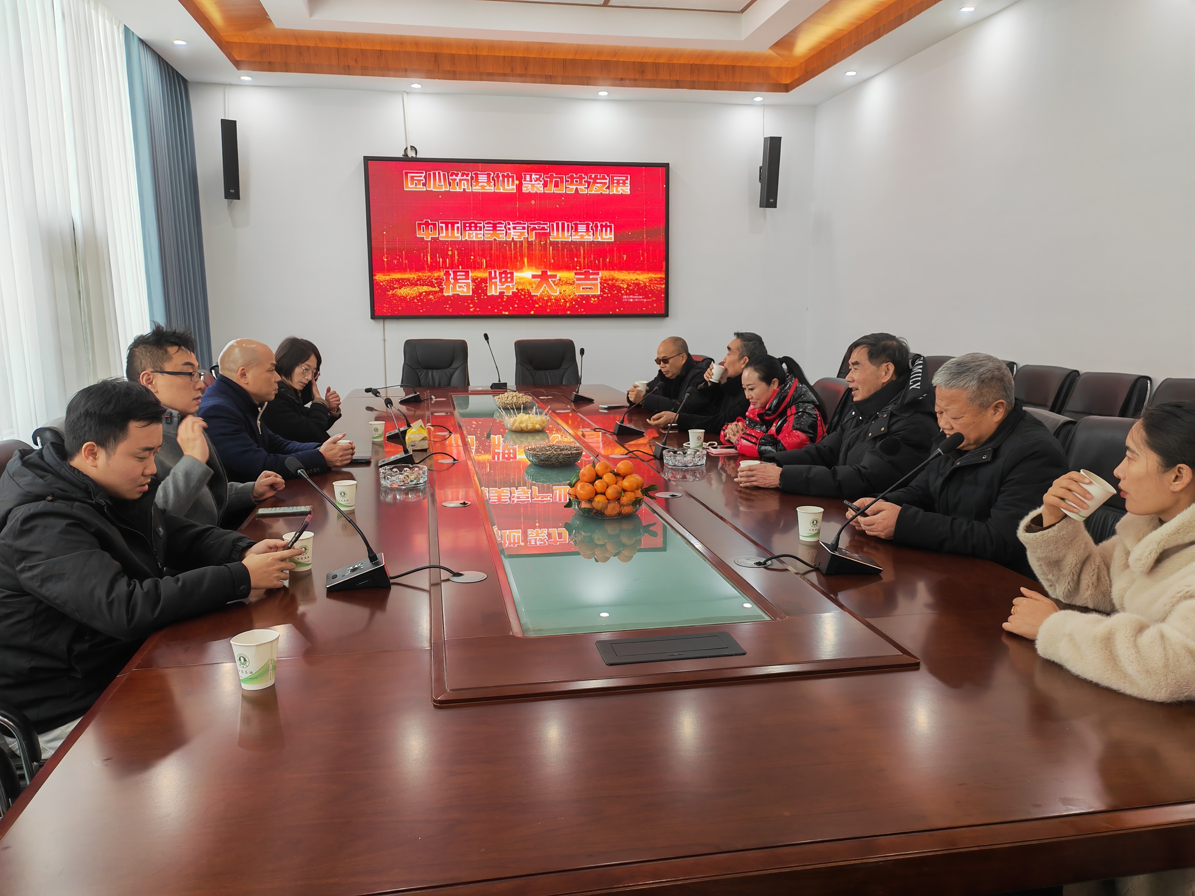 中亚鹿美淳产业基地揭牌启航 携手“邵阳红”共绘千亿农业新蓝图(图2)