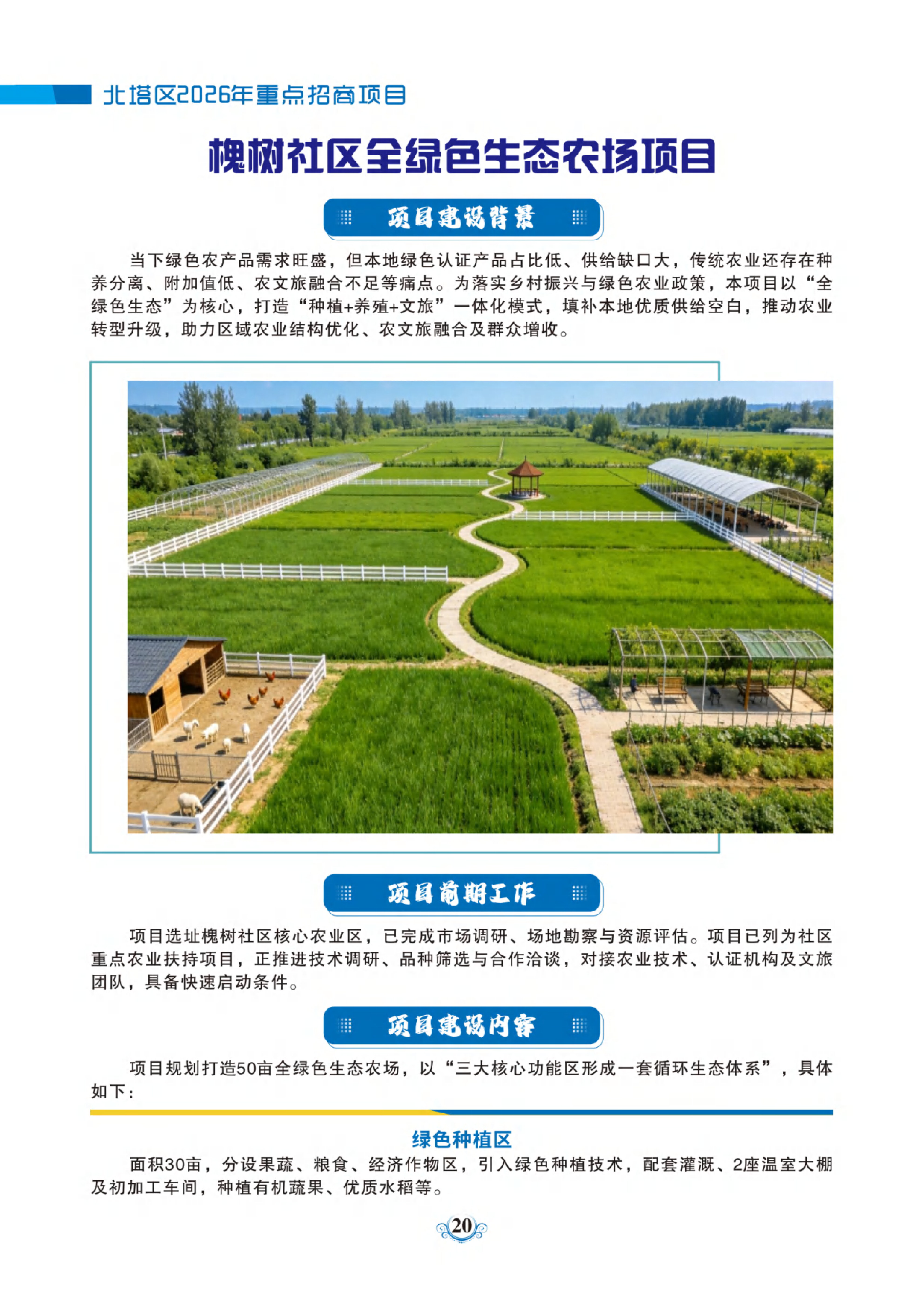 北塔区槐树社区全绿色生态农场项目(图1)