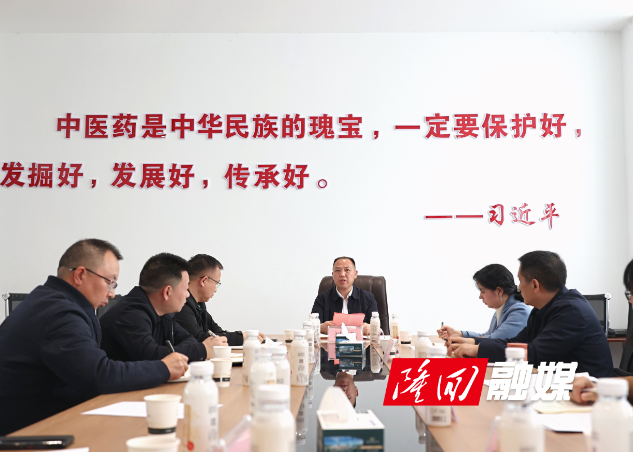 隆回县道地药材产业园项目推进工作书记现场办公会召开(图1)