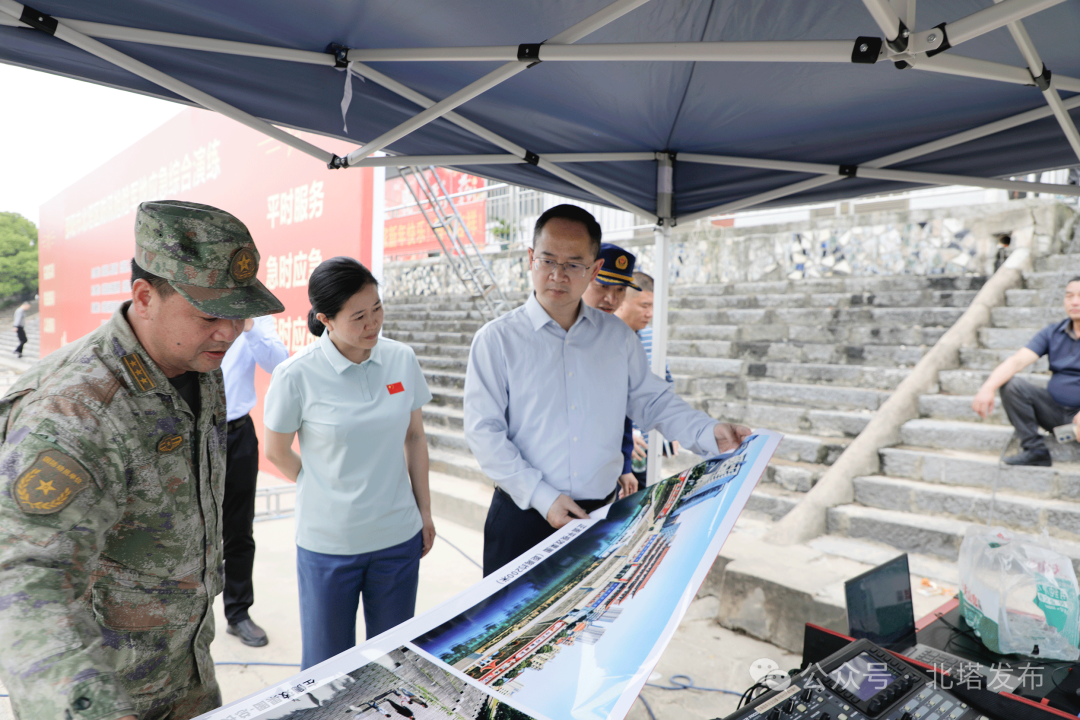 北塔区举行2026年防汛抢险军地联合演练(图2)
