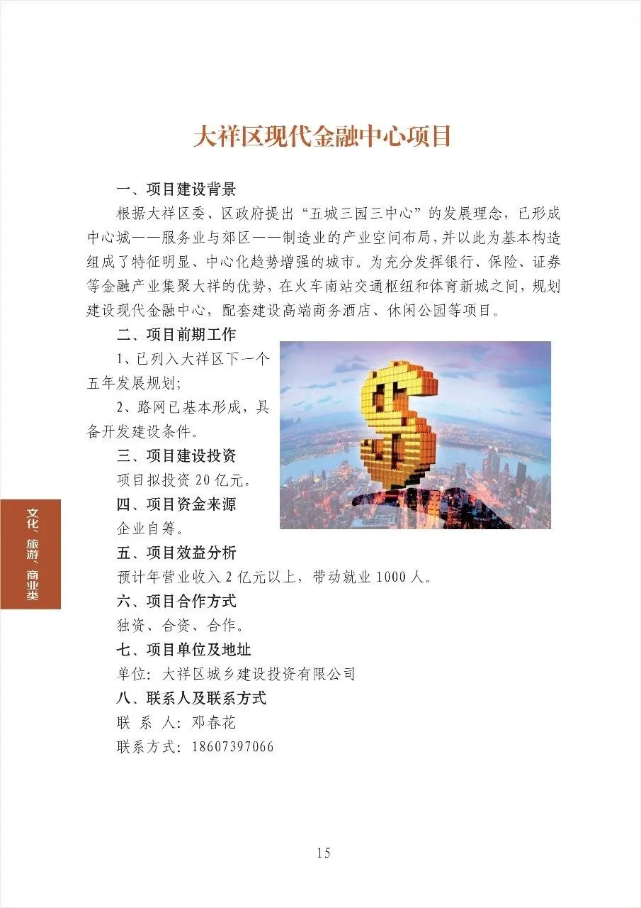 大祥区现代金融中心项目